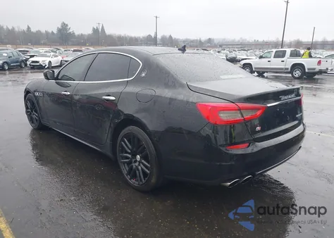 2015 Maserati Quattroporte S Q4 из США, поврежденный, VIN ZAM56RRA7F1148911